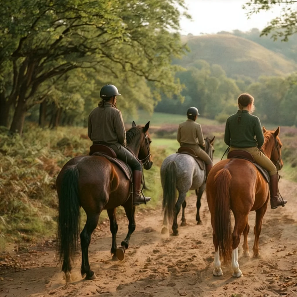 Balade à cheval en Corrèze, autour de Liginiac