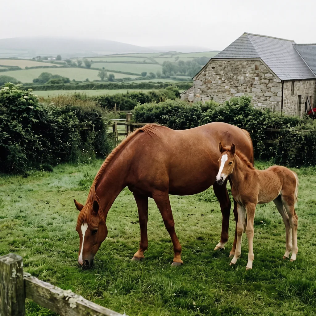 Élevage de chevaux au Les Crins d'Ayla, Liginiac